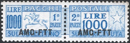 Trieste 1954 pacchi postali - 1954,