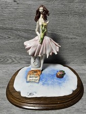 Vintage Italy Figurine Ballerina With Spaghetti Hair, Ceramic By Lino Zampiva