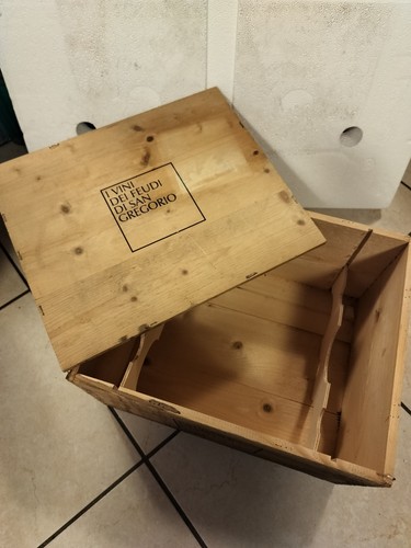 Cassa legno bottiglie vino - 6,