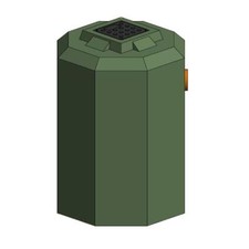 Degrassatore, A.E. 10, 230 Lt, Ø 600 x H 875 mm, 10 coperti