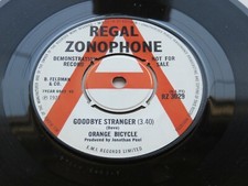 ORANGE BICYCLE  GOODBYE STRANGER 1971 45 REGAL ZONOPHONE DEMO RZ 3029