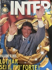 Rivista INTER FOOTBALL CLUB . N. 1 Gennaio 1991 . MATTHAUS PALLONE D’ ORO