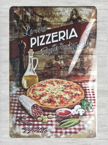 Vera pizzeria insegna - la,