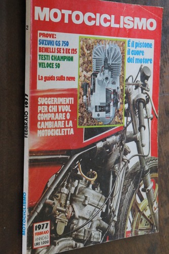 Motociclismo febbraio 1977 - febbraio,