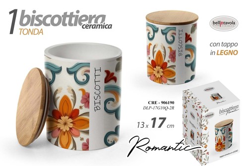 Biscottiera ceramica - biscottiera,