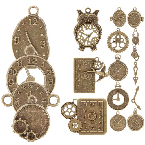 Ciondolo orologio per collana - ,