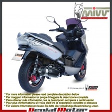 Scarico Completo MIVV Urban Acciaio inox per Kymco Xciting 300 2006 > 2007