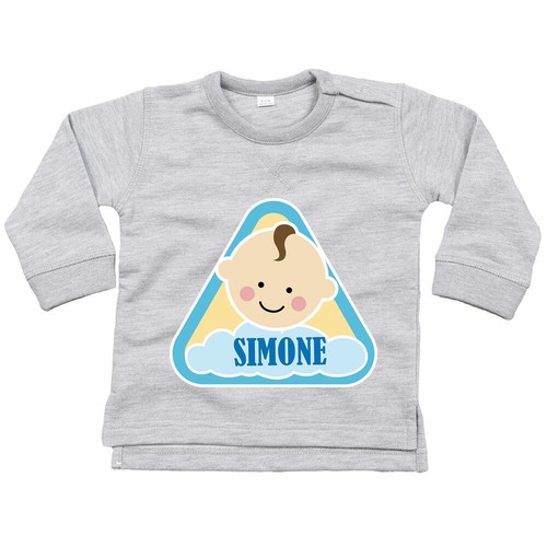 Felpa neonato personalizzata