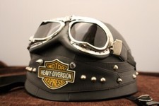 Ciotola Mezzo Casco Pelle con