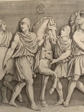 Antica Incisione Roma Antico