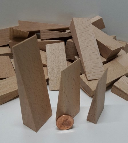 Cunei legno set 3 misure - in,