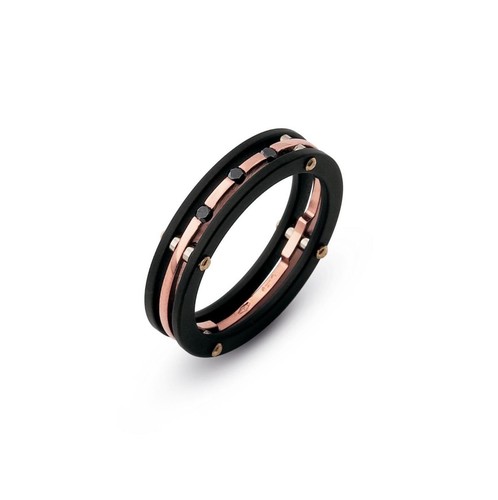 Baraka anello uomo oro rosa - oro,