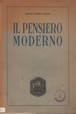 Il pensiero moderno - Michele Federico Sciacca (La Scuola Editrice) [1949]
