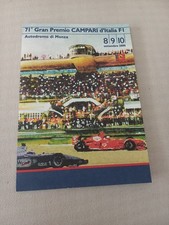 Programma ufficiale del 71° Gran Premio D'Italia di Formula 1 Autodromo Di Monza