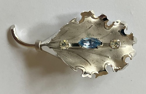 Spilla foglia argento - , sterling