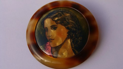 1970 signée broche - broche, stein