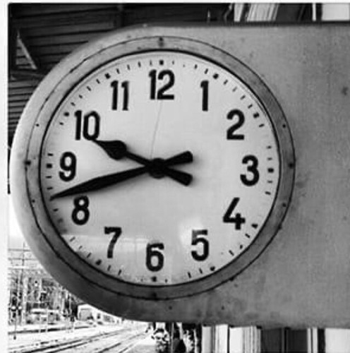 Orologio stazione scala - stazione, fs,