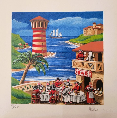 Ulisse serigrafia marina - la,