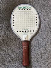 Racchetta da tennis in legno Shamrock St-1 modello professionale vintage rara