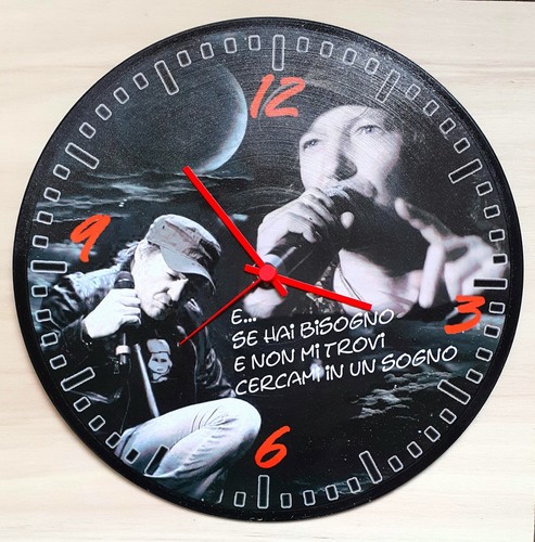 Orologio vinile giri - su,