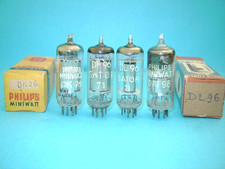 valvole DK96 + DF96 +  DL96 +  DAF96  provate. Tube Lampe Radio ricambio