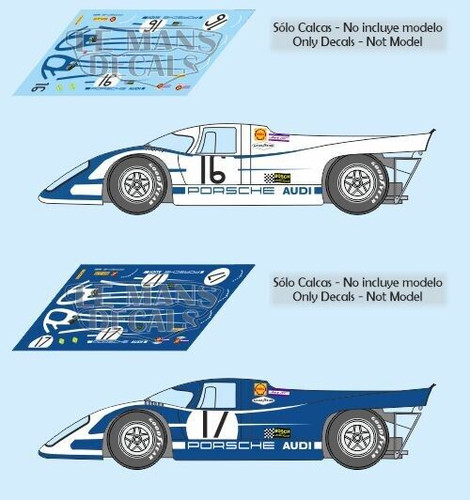 Decals porsche 917k sebring - decals,