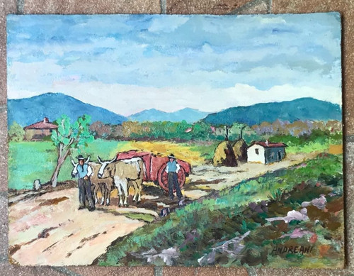 Quadro dipinto olio - quadro,