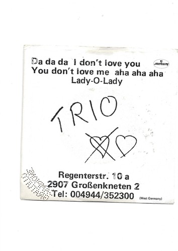 Trio disco giri da - disco,