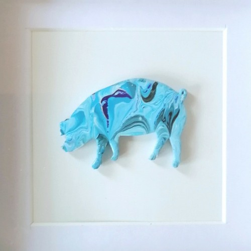 Dipinto scrofa maiale - dipinto, di
