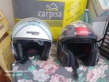 n.2 caschi con visiera ribaltabile per  moto  