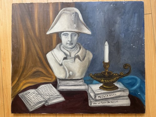 Dipinto olio surrealista