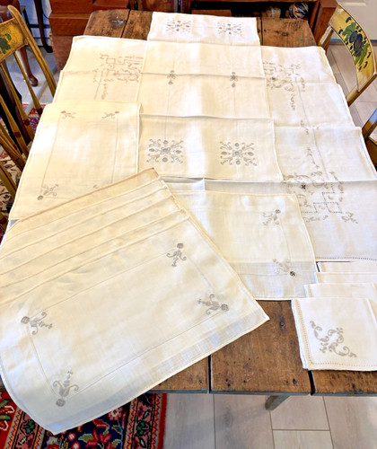 Set lino anti avorio - set,