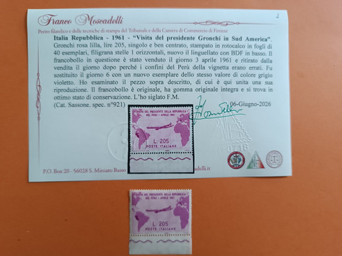 Repubblica 1961 gronchi - repubblica,