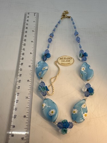 Collana perline vetro - vetro, di