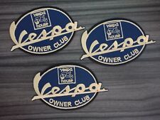 3pcs VESPA OWNER CLUB