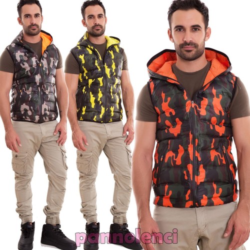 Piumino uomo smanicato bomber