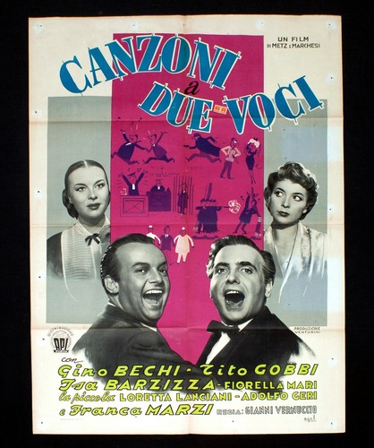 Canzoni due voci manifesto - canzoni,