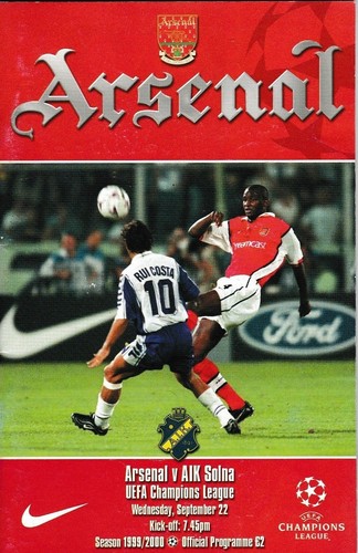Programma calcio arsenal aik - calcio>arsenal, v