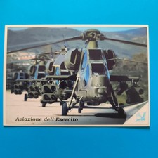 AVIAZIONE DELL' ESERCITO "MANGUSTA" CARTOLINA PUBBLICITARIA A COLORI