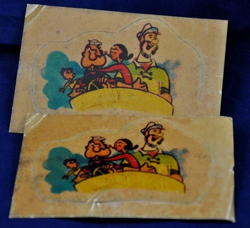 Adesivi vintage popeye olive - 2,