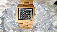 Orologio legno earth - orologio,