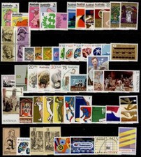 AUSTRALIA QEII SG556-584, 1973-77 set completi e singoli, LH MINT. Gatto £60.