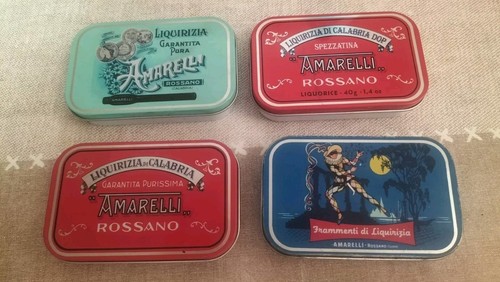 Scatolette amarelli latta - in,