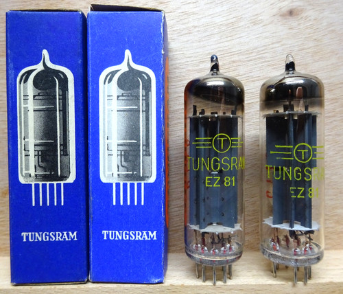 Coppia tungsram ez81 - tungsram,