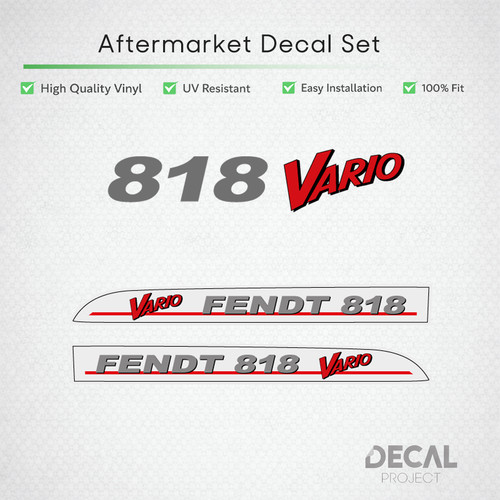 Set decalcomanie fendt 818 - set,