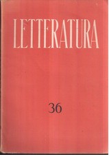 Letteratura-Rivista bimestrale di letteratura contemporanea-1947 ( rif. 25109 )