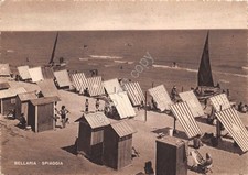 Cartolina bellaria spiaggia - ,
