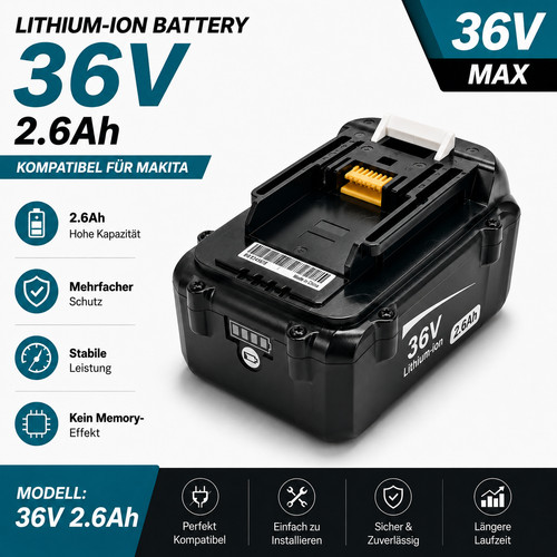 Batteria per makita - v,