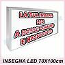 Insegna led luminosa - led, 70x100