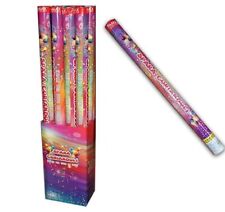 Set 12 Tubo Spara Coriandoli Colorati Cannone 80cm Feste Compleanni Party dfh